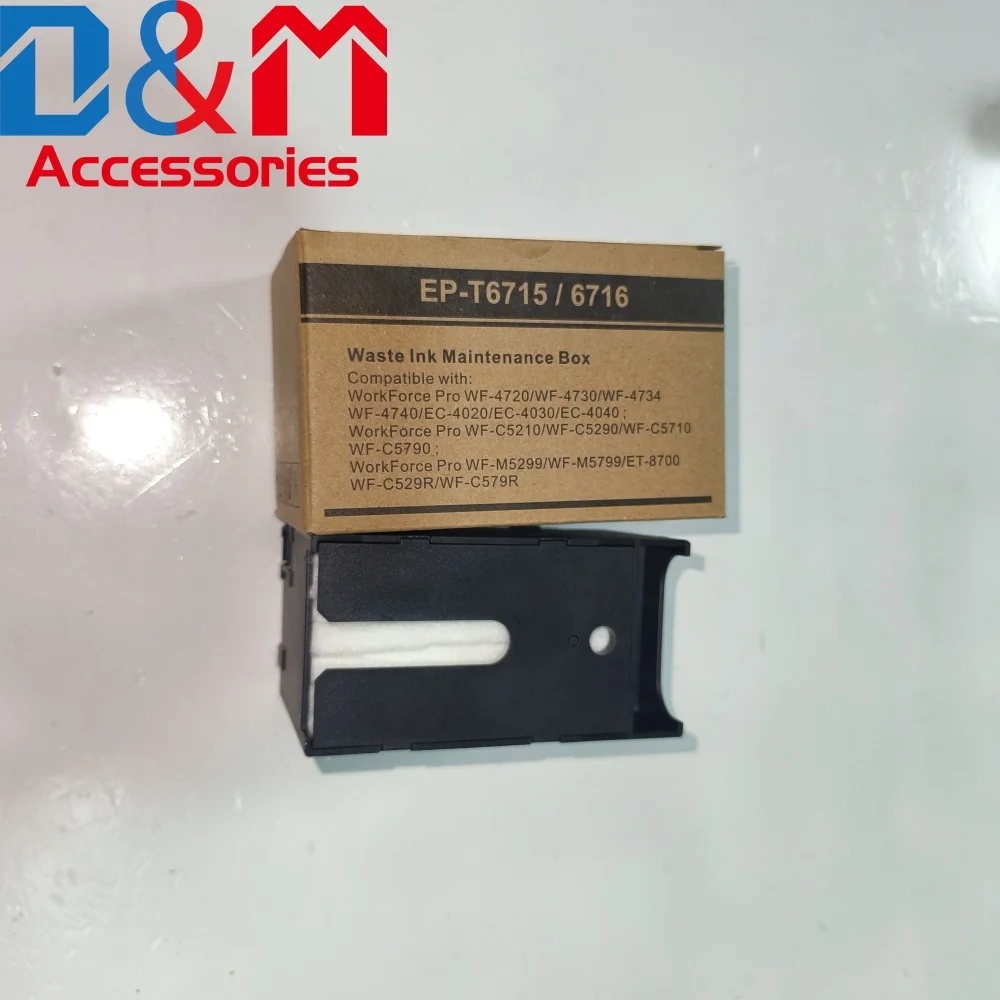

T6716 PXMB8 Контейнер для обслуживания резервуара для отработанных чернил для Epson WF C5210 C5290 C5710 C5790 M5298 M5299 M5799 C529 C579 S381 S880 ET8700