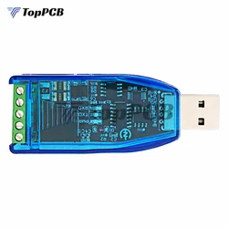 USB To RS485 Converter Isolate Module Upgrade Industrial TVS ESD Protection Original CH340E Standard RS-485 Connector Board