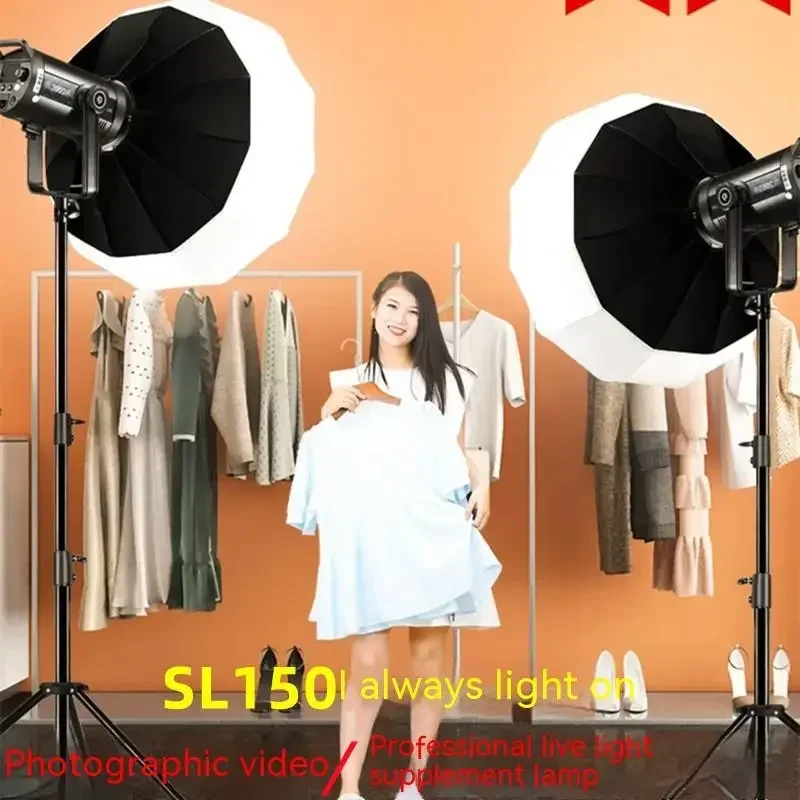 

NEW SL150W III third-generation live broadcast light LED fill light flash light photography studio set