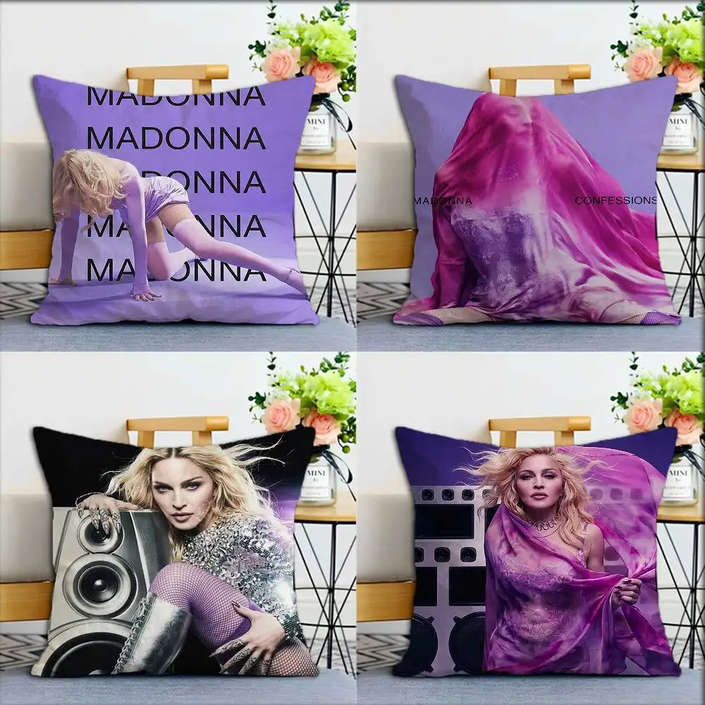 Madonna Confessions I Feel So Free Various Sizes Square Pillow Case For Car Home Bedchamber Decor