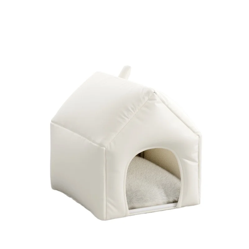 

Утепленная полузакрытая будка для собак и кошек, защищающая от обморожения, безопасная для маленьких пород.