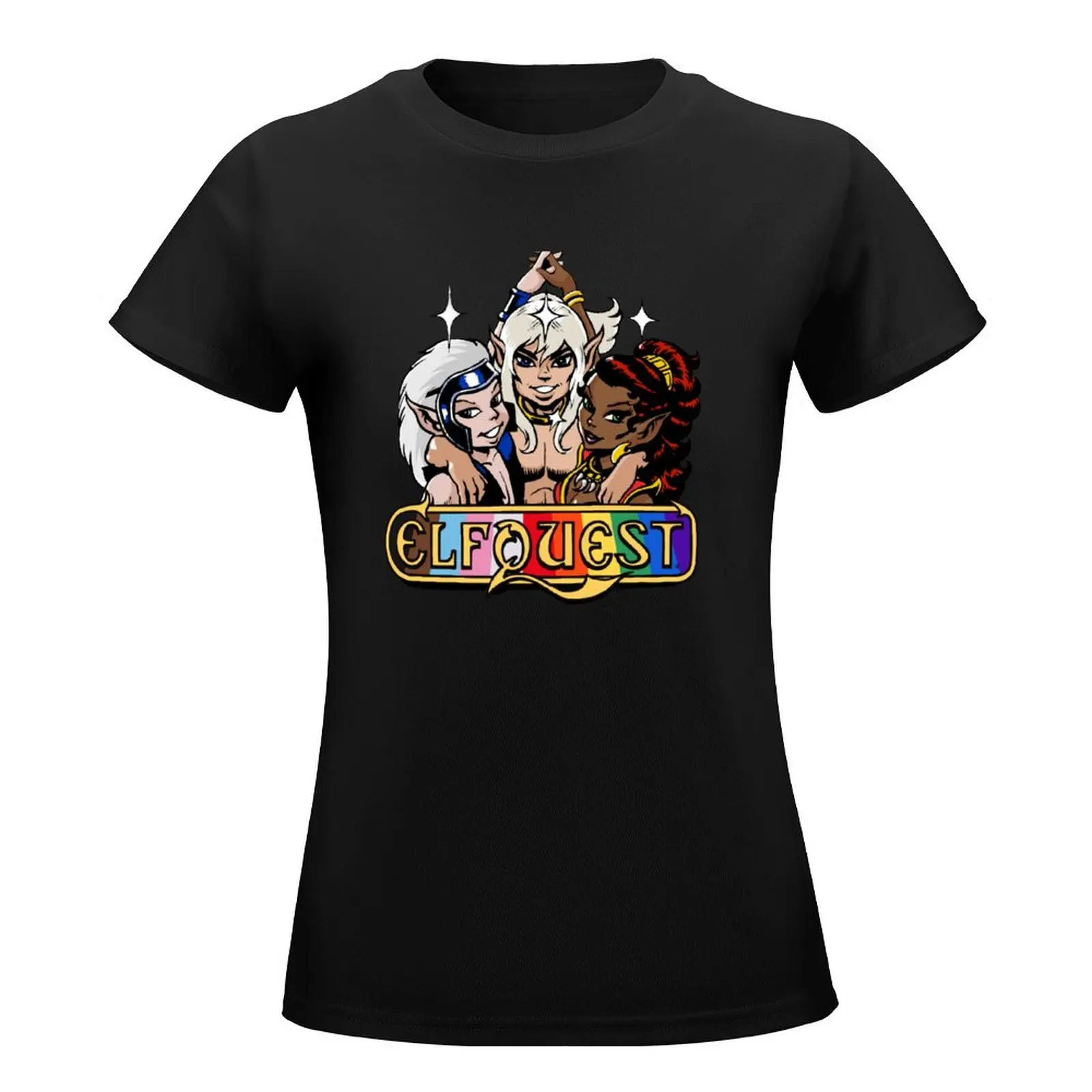 ElfQuest Pride T-Shirt summer top vintage clothes Women t shirt