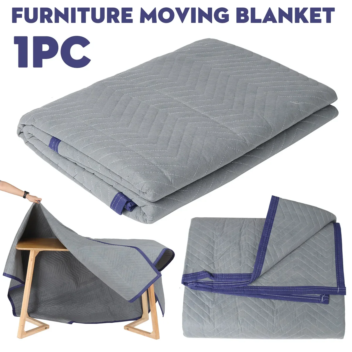 203x183cm 1pc Furniture Moving Packing Blankets Heavy Duty Protective Multi-functional Shipping Pad