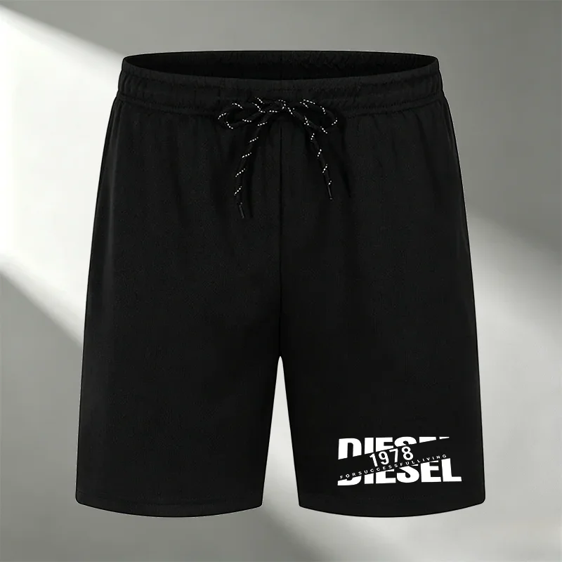 2026 New Men’s Summer Street-Style Athletic Shorts Stretchy Quick-Drying Breathable Fabric Ideal for Outdoor Leisure Wear