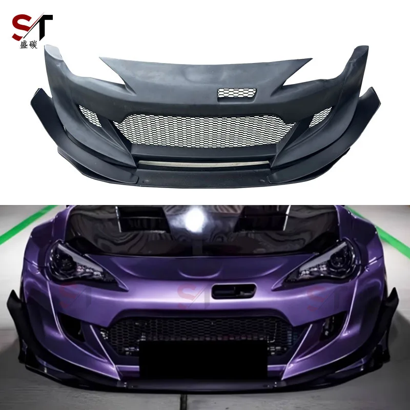 

Подходит для Toyota GT86 Rocket Rabbit 3,5 поколения переднего бампера Subaru BRZ переднего бампера широкая модификация объемного кузова