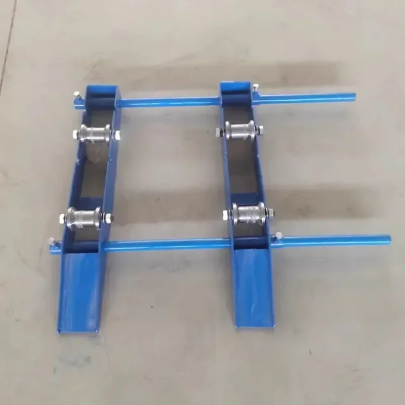 

220v Electric New Small Pay-off Stand Steel Wheel Portable Horizontal Cable and Optical Cable Pay-off Tool Ground Rail Roller Pa
