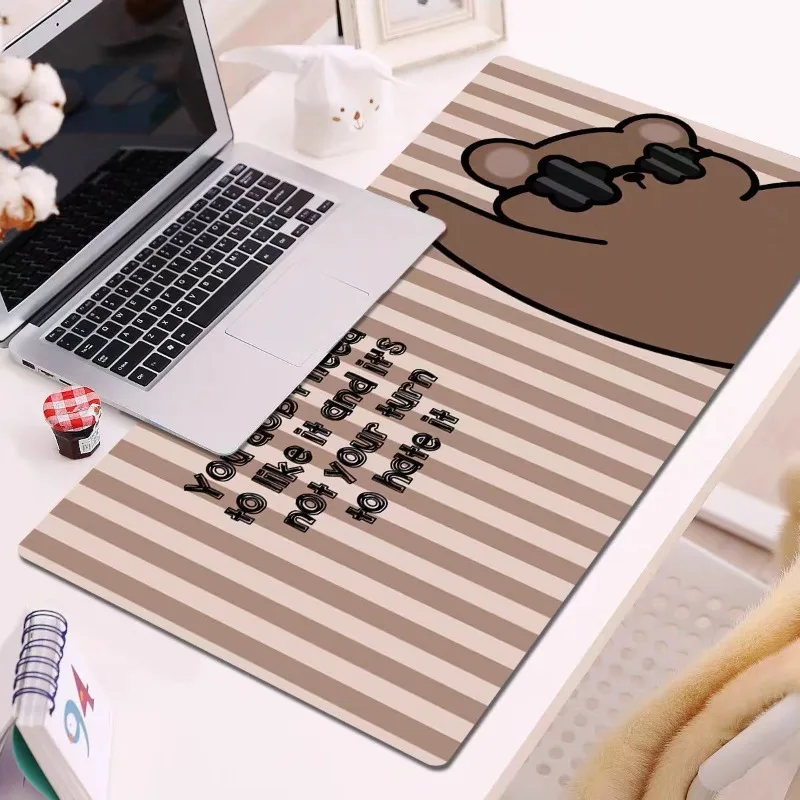 

Коврик для мыши с мультяшным рисунком, большой, милый, для девочек, для общежития, для компьютерного стола, большой коврик для клавиатуры