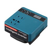 Battery Inverter Model Li-ion Battery Lithium Battery Transformer With Current Display AC220V/DC5V/12V Inverter Power Supplies