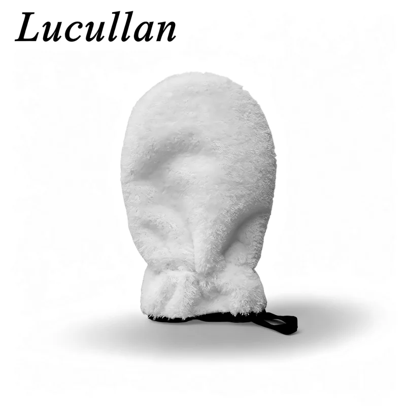 Lucullan Interior Magic Cleaning Glove Gentle Scrub Anti‑Slip Elastic Wrist Mitt For Interior Leather Panels