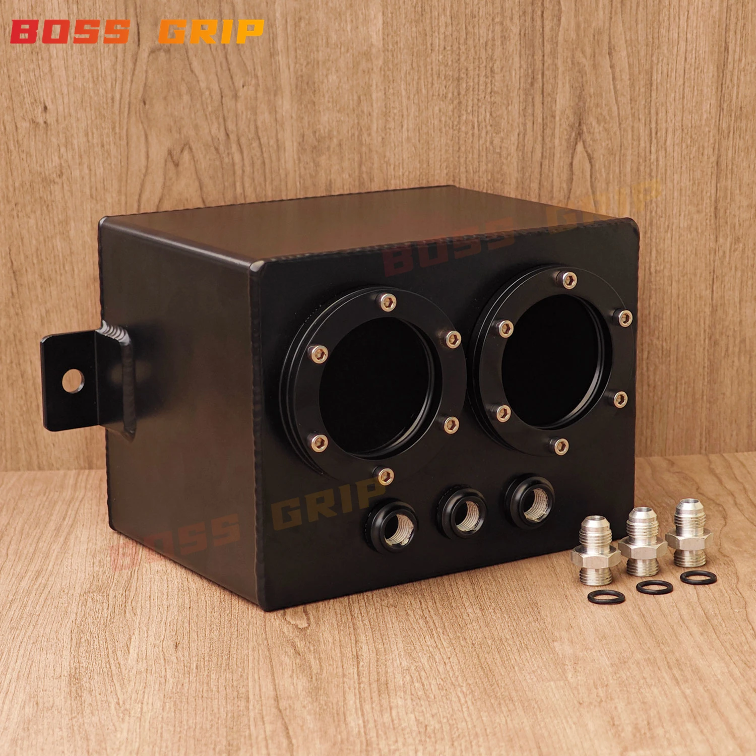 عالمي ثنائي السباقات ، خزان زيادة وقود الألومنيوم ، جبل مضخات السباق ، عازل الوقود الخارجي ، اكسسوارات السيارات ، 3L