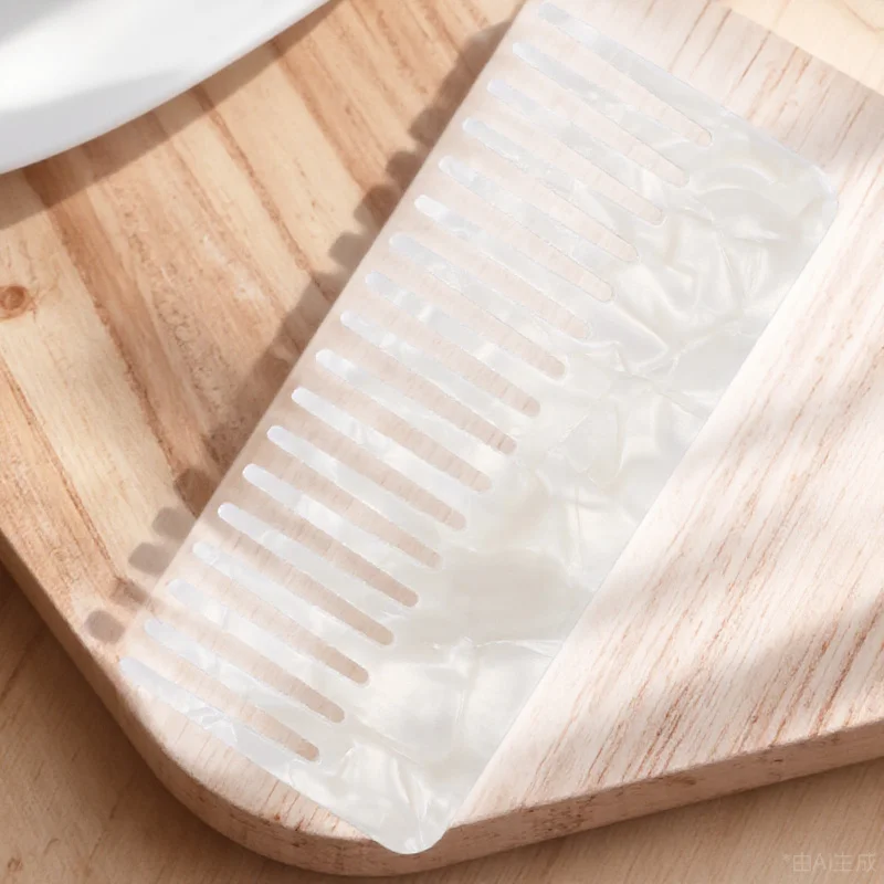 

1pc Anti Static Hair Comb Wide Tooth Detangling For Women Stylish Hairdressing Salon Home Use Frizz Free Scalp Massage