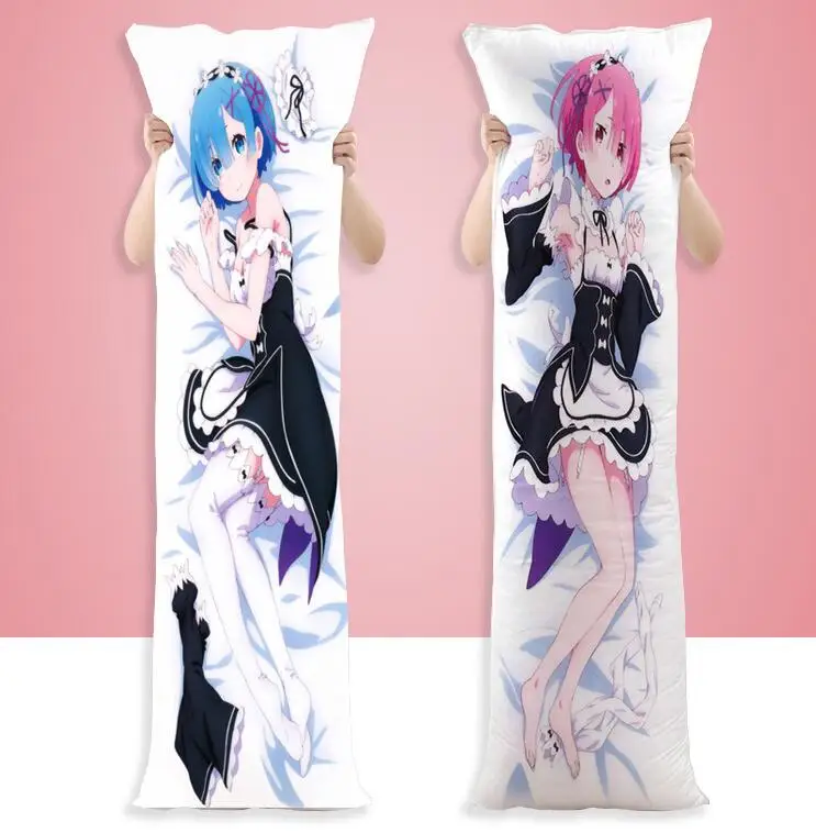 2WAY/WT 60*180cm Dakimakura Anime Puro (Berubah) Penutup Bantal Tubuh Ukuran Hidup Cetak Dua Sisi Berbulu