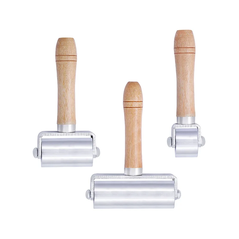 Leather Press Edge Roller, Leather Edge Creaser and Smoother, Leather Glue Laminating Roller, Iron Roll