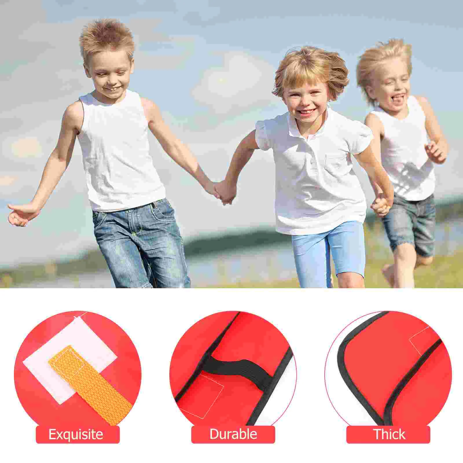 Chaleco de tracción de cola, cinta, juego Ninja, juguetes deportivos para niños, juguete de entrenamiento sensorial, triángulo al aire libre