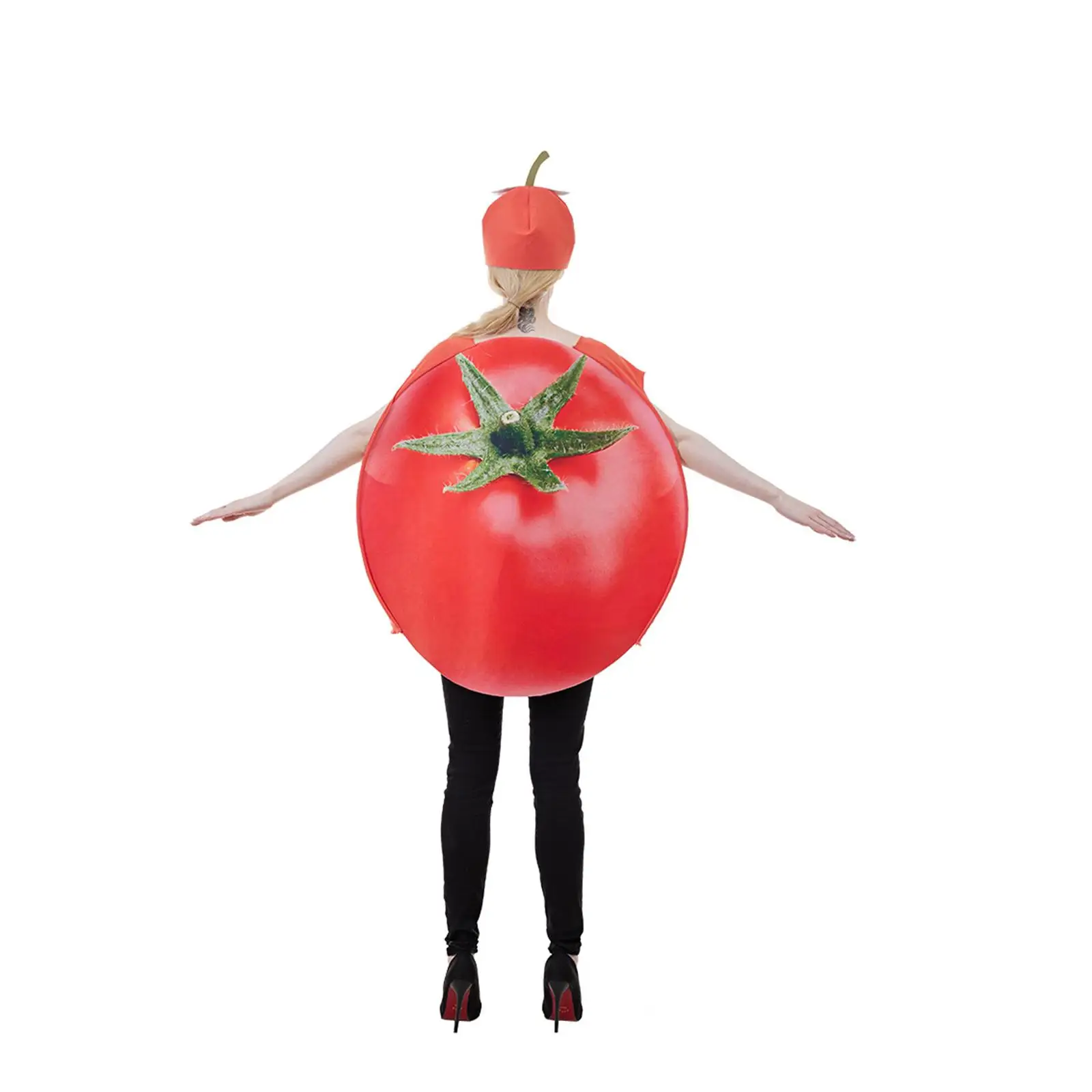 Adults Food Costume Cute with Hat for Carnival Pretend Play Stage Performance