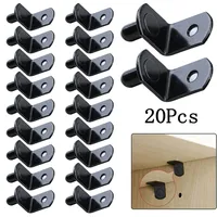 20Pcs Shelf Brackets Support Studs Pegs Pin 5mm Shelves Seperator Fixed Cabinet Bookcase Wall Mount Holder Cabinet Hardware NEW