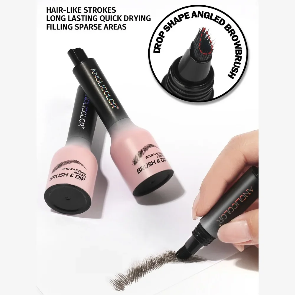 Mais recente atualização creme de sobrancelha à prova dwaterproof água não mancha creme de sobrancelha longa duração renderização de cor à prova de manchas maquiagem sobrancelha selvagem