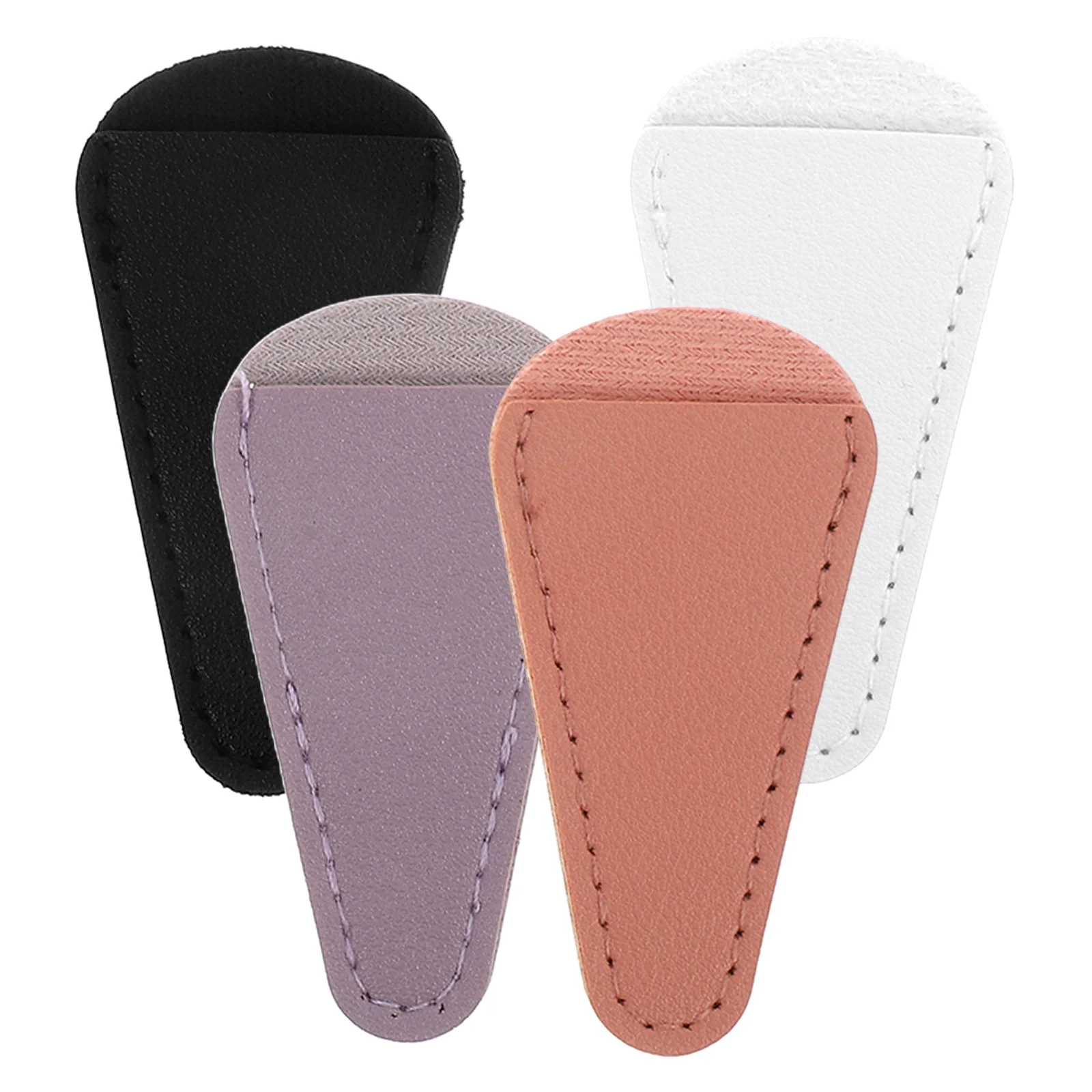 

4Pcs Scissor Protect Sheath PU Portable Safety Cover for Sewing Embroidery Tools Storage Scissor Protective Cover