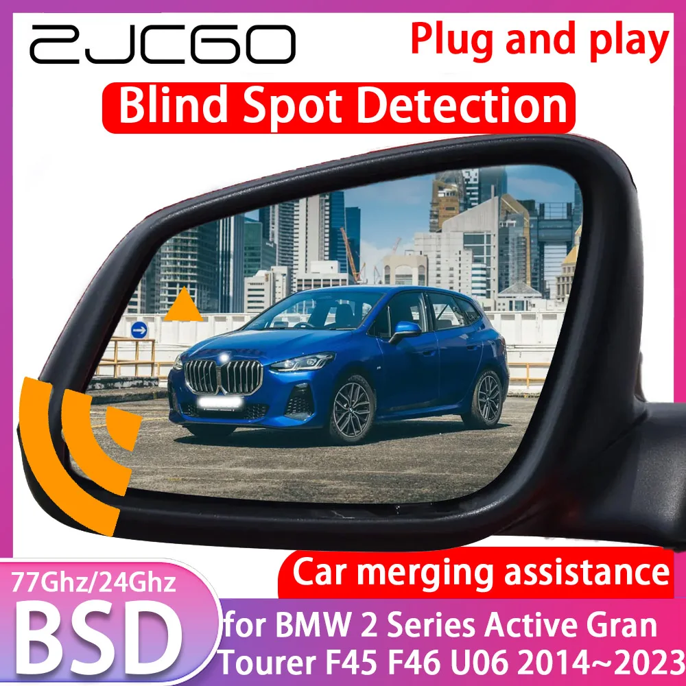 for BMW 2 Series Active Gran Tourer F45 F46 U06 Blind Spot Detection Car BSD BSA BSM System Driving Warning Radar Alert Mirror