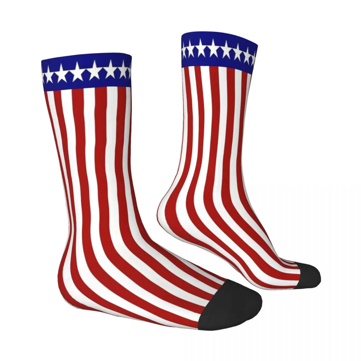 Patriotic Stars And Stripes Socks Male Mens Women Autumn Stockings Printed