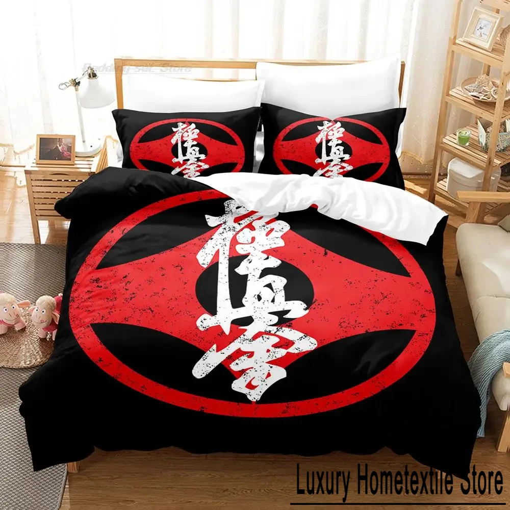 Kyokushin Karate Bedding Set Single Twin Full Queen King Size Bed Set Aldult Kid Bedroom Duvetcover Sets 3D Print bed sheet set