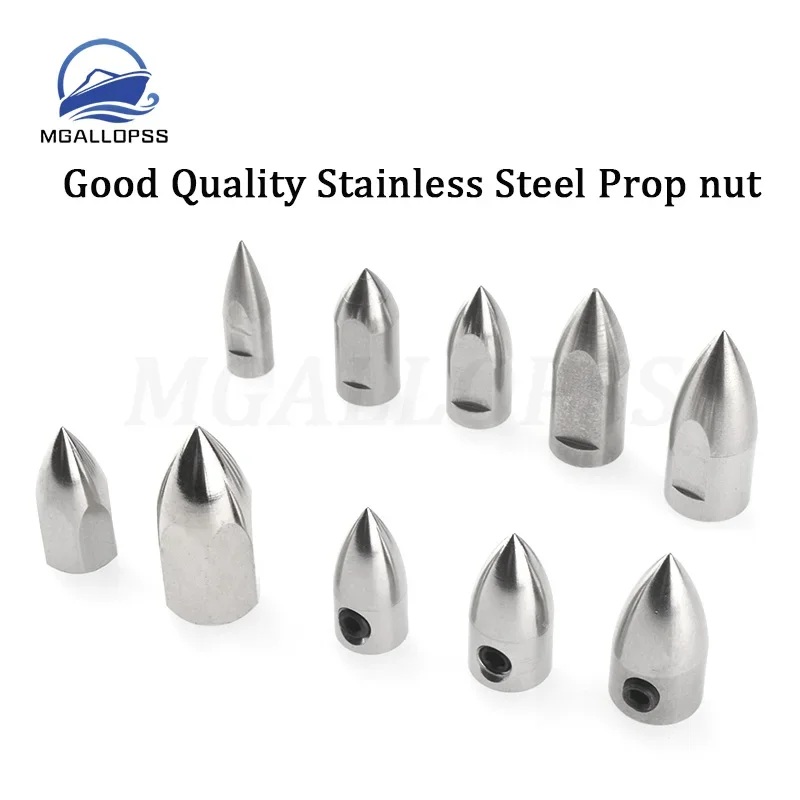 

RC Boat Good Quality Stainless Steel 3mm4mm4.76mm（3/16"）M5 6.35mm(1/4") Prop Nut for RC Boat Shaft & Propeller