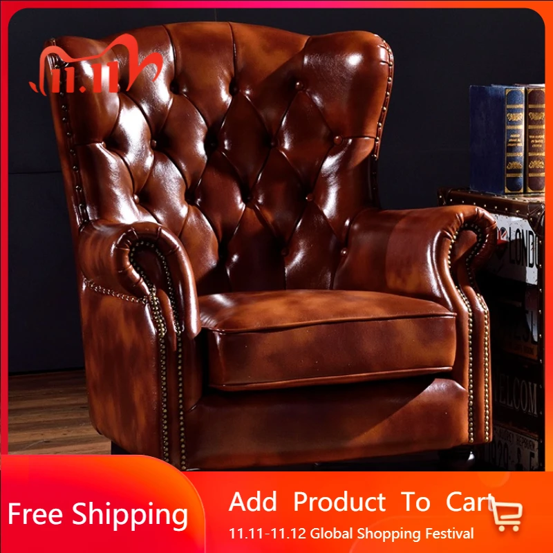 خدمة الظهر أريكة كرسي ريترو مصمم أريكة واحدة فاخرة صالة المنزل Woonkamer Banken Princess Nordic Muebles أثاث فريد من نوعه #1