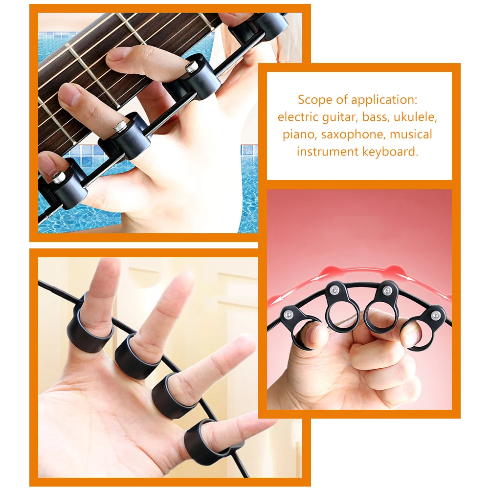

Guitar Chord Finger Opening Alignment Brace Extension Exerciser Playing Device Trainer Abs Spreaders