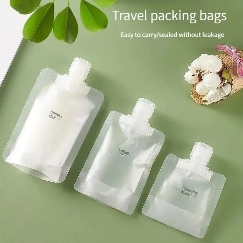 10–30 Stück Lotionspender-Beutel, wiederverwendbare Reisebeutel, Shampoo-Flüssigkeit, auslaufsicher, nachfüllbar, Kosmetikverpackung, Aufbewahrungsbehälter