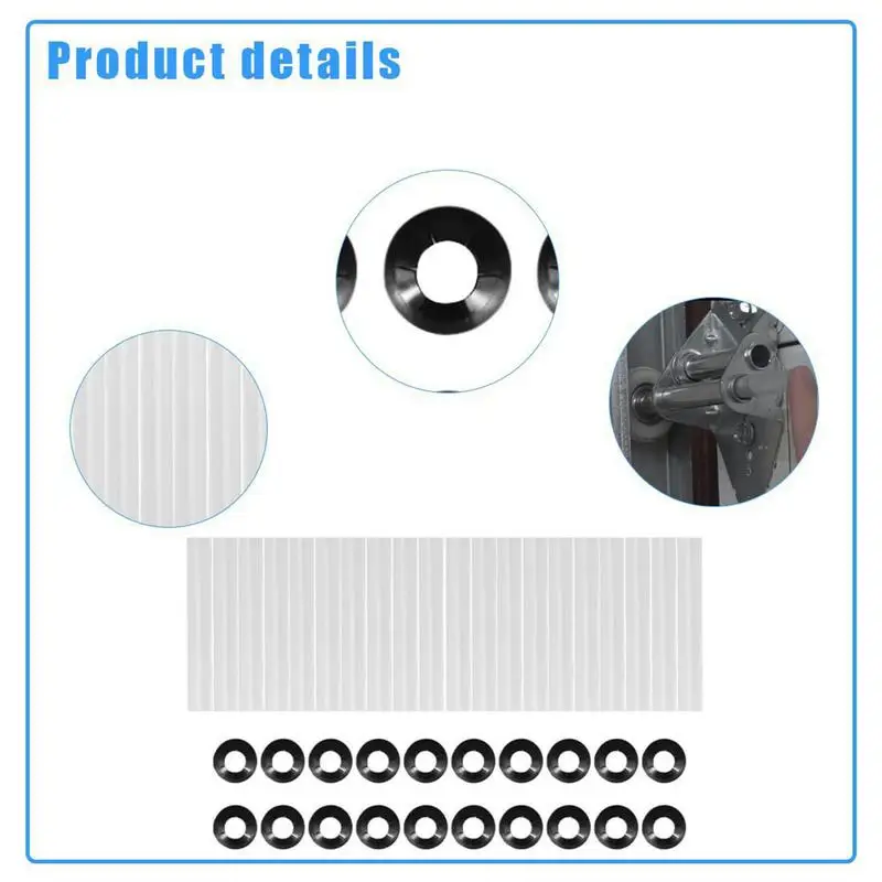 20pcs Garage Door Hinge Rollers High Bearing Precision Garage Door Roller Wheels Professional Garage Roller For Garage Door