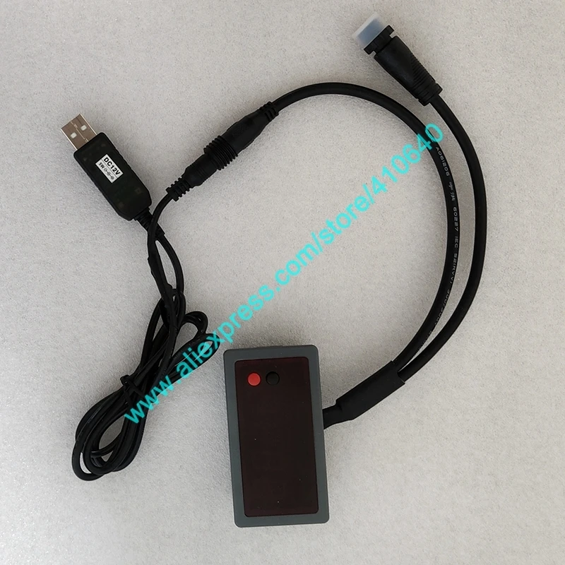 Sensor tingkat bahan bakar Ultrasound dengan layar, Monitor tingkat tangki konsumsi bahan bakar truk minyak telapak tangan untuk air Diesel Petro