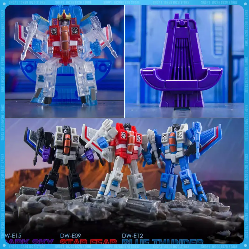 

Soon In Stock Dr.Wu Transformation Dw-E09/E12/E15 Starscream Throne Cloak Coronation Suit Action Figure Custom Model Toy Gift