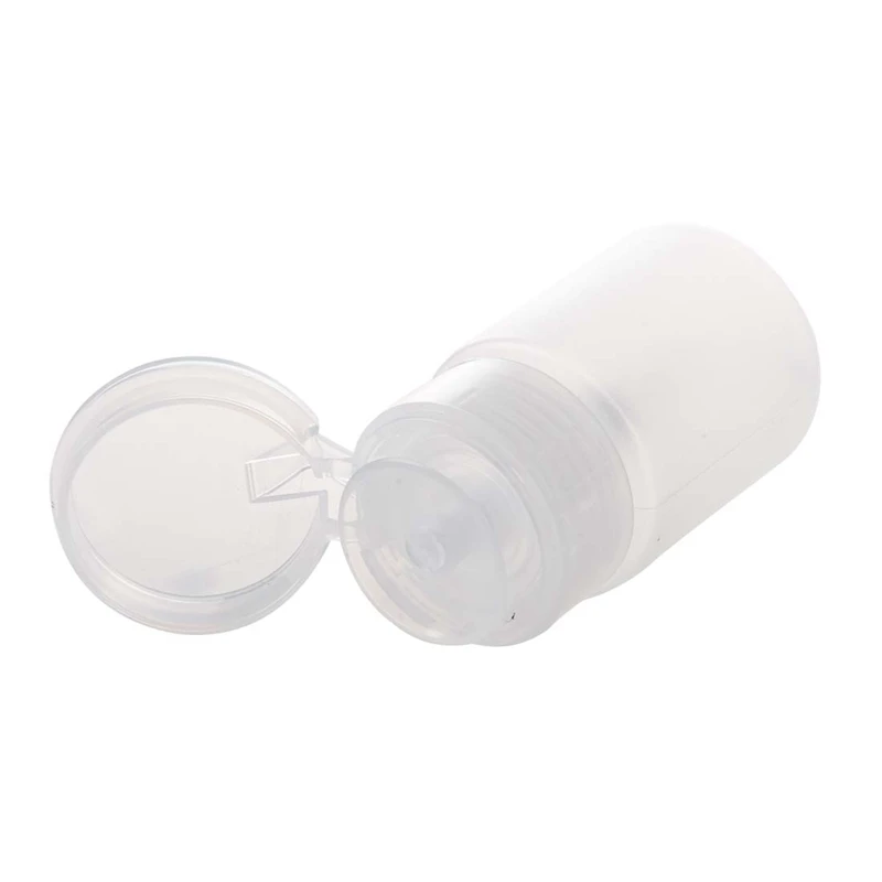 Mini bomba plástica do verniz para as unhas, 70ml, com os 100pcs das limas do prego, cor dobro