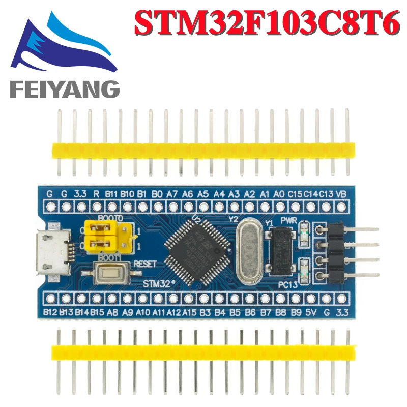 SAMIROB STM32F103C6T6 STM32F103C8T6 ARM STM32 الحد الأدنى لتطوير النظام لوحة تركيبية لاردوينو