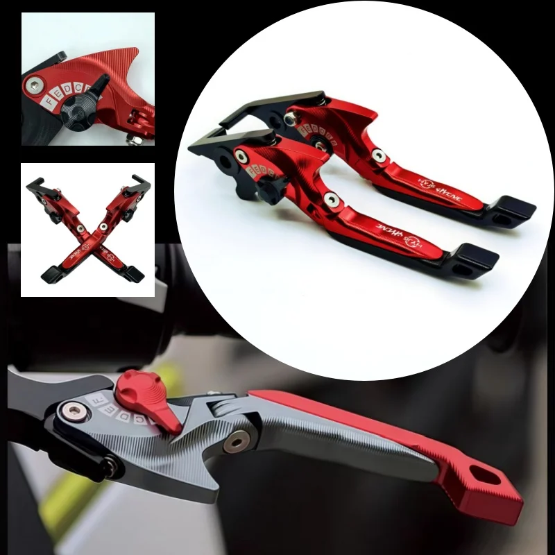 

For Kawasaki NINJA 300R/Z300 2013-18 NINJA 400/Z400 18-21 Motorcycle Parts 3D Brake Lever Set Foldable Adjustable Handle Levers