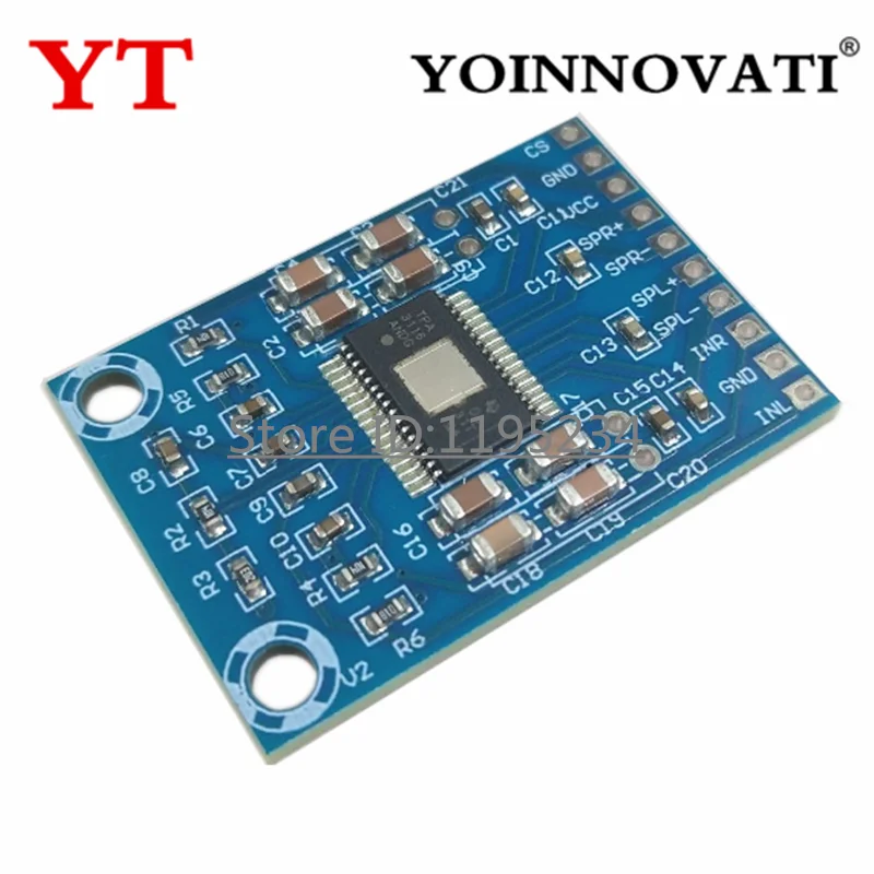 XH-M562 Version Of TPA3116D2 Digital Audio Amplifier Board Class D Power Amplifier Board Ultra-thin Double 50W