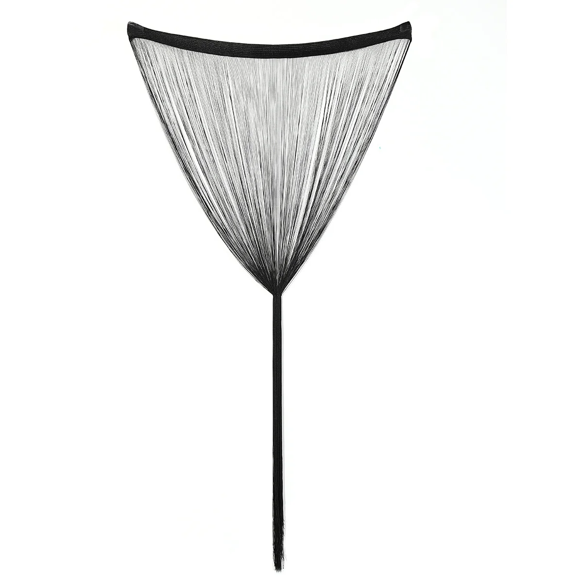 Line Curtain Tassel Design Black Easy Install String Thread Divider for Door Window Room Cafe Party Curtains