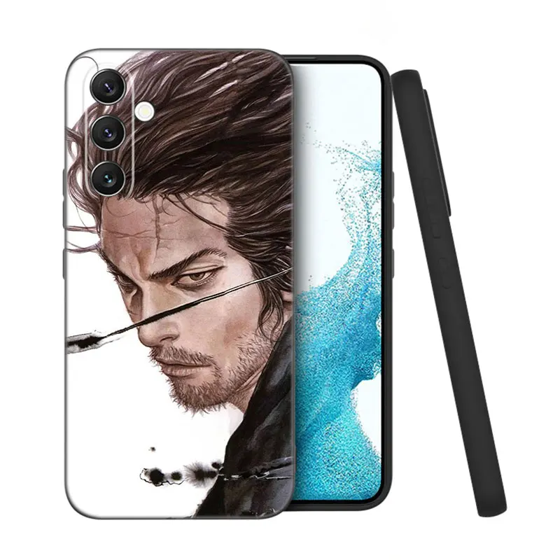 Vagabond Manga Phone Case For Samsung A13 A22 A24 A32 4G A14 A23 A25 A34 A52S A53 A54 A73 5G A11 A12 A15 A31 A33 A50 A51 A70 A72