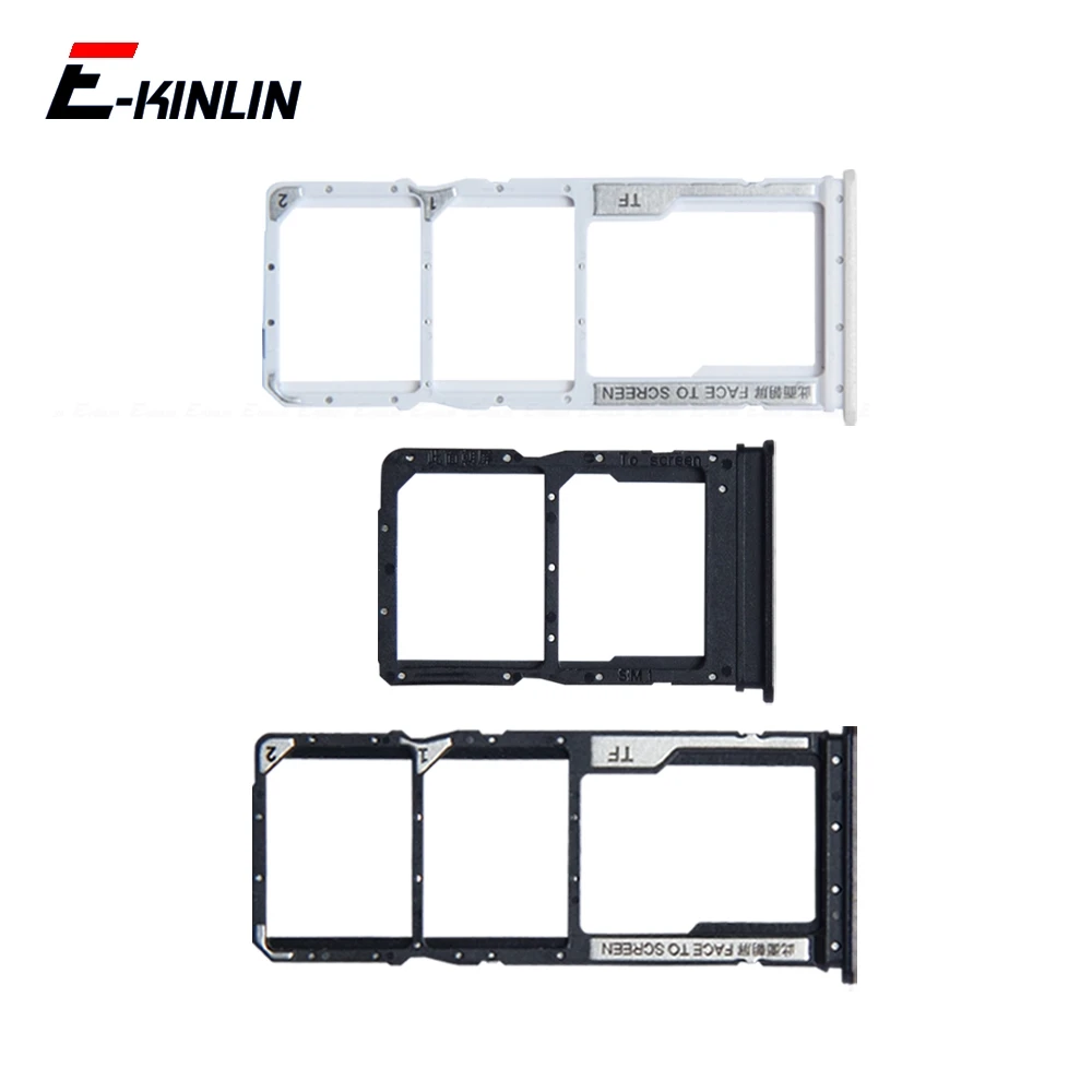 Sim Card Micro SD Card Tray Socket Holder Slot Container Connector Adapter Reader Parts For XiaoMi Redmi Note 10 Pro Max 4G 5G