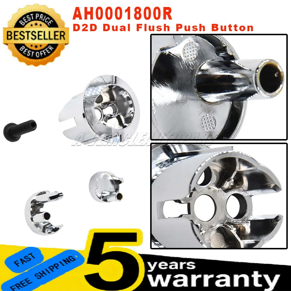 

AH0001800R Compatible With ROCA Cistern D2D Dual Flush Push Button Half Moon New Style
