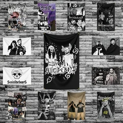 60x90cm Rap singer-Suicideboys-Flag Polyester Digital Printing Banner for Garage Wall Art Out Door Decoration