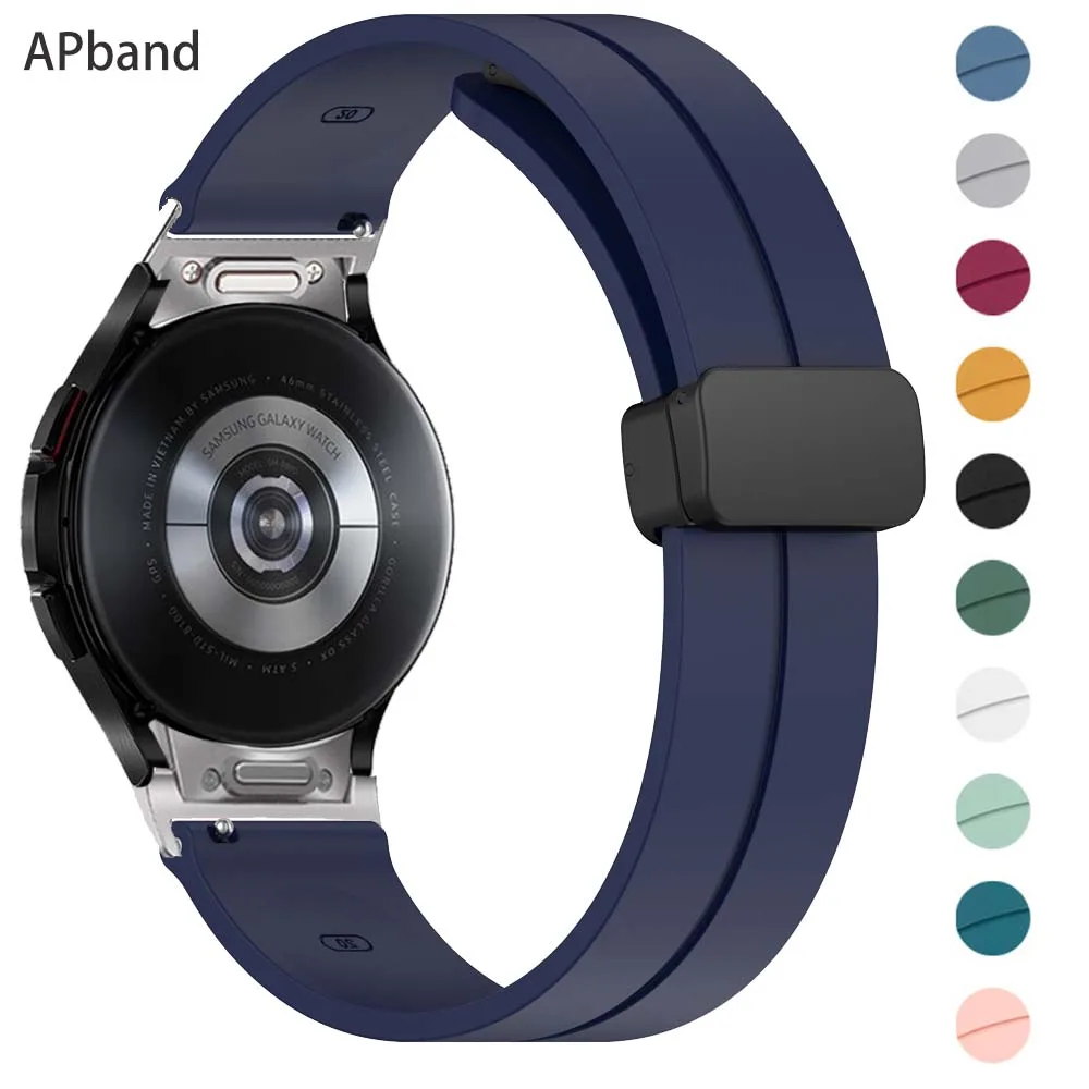 

Ремешок магнитный для Samsung Galaxy Watch 6 4 Classic 5 pro, браслет для Galaxy watch 6 4 Classic 5 pro 44 мм 40 мм 47 мм 43 мм 45 мм 46 мм 42 мм 20 мм, Galaxy Watch 4
