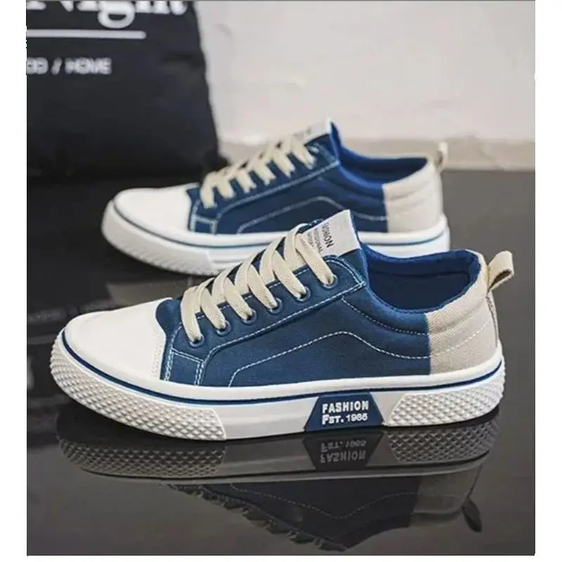 2025 Fashion Summer New Men's Breathable Versatile Skateboarding Shoes Men's Soft Bottom Casual Sports Trend Canvas Shoes 48size