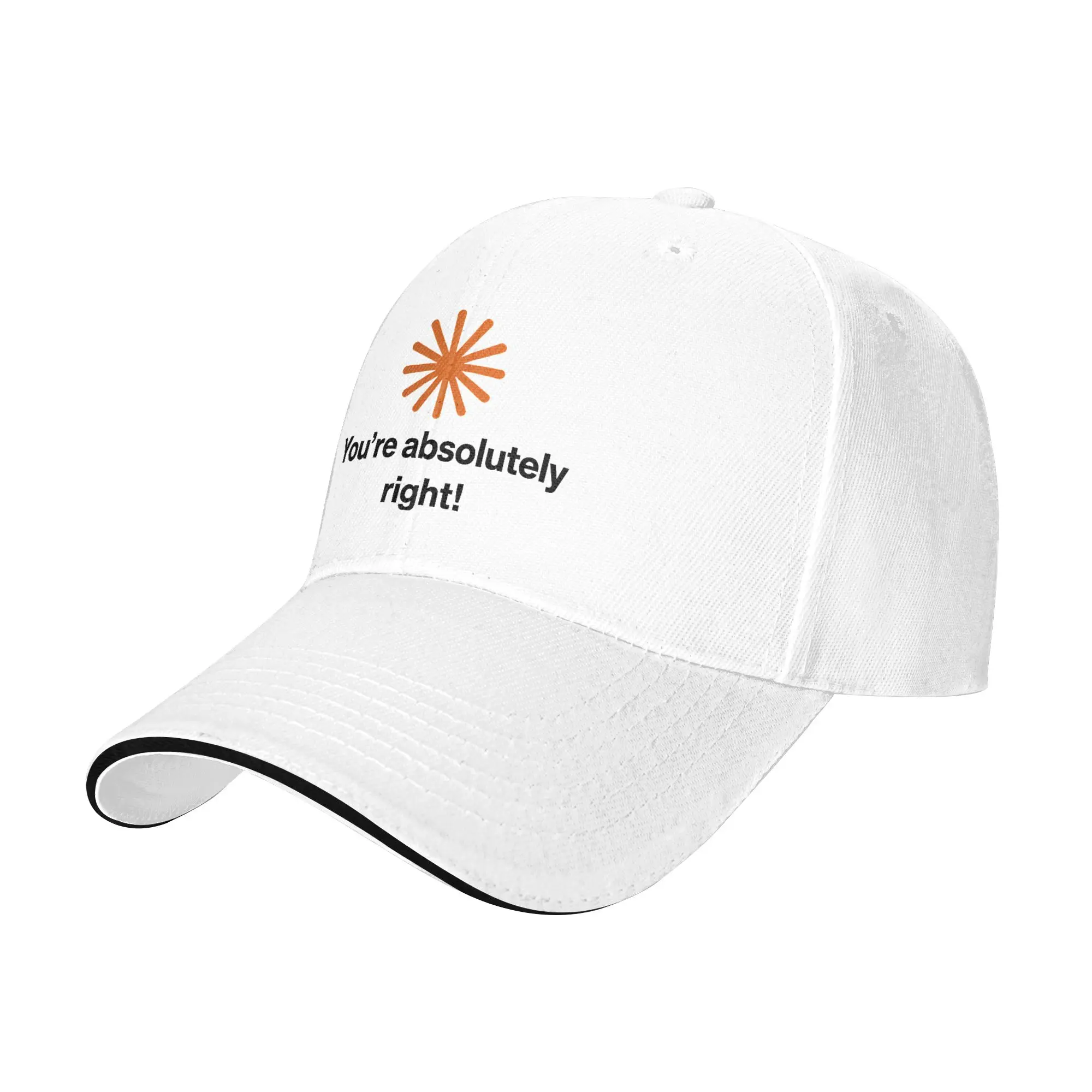 Summer Baseball Caps Claude Code You're Absolutely Right  Wear For Men Women Golf Hat Classic  Snapback Hat Adjustable Fit