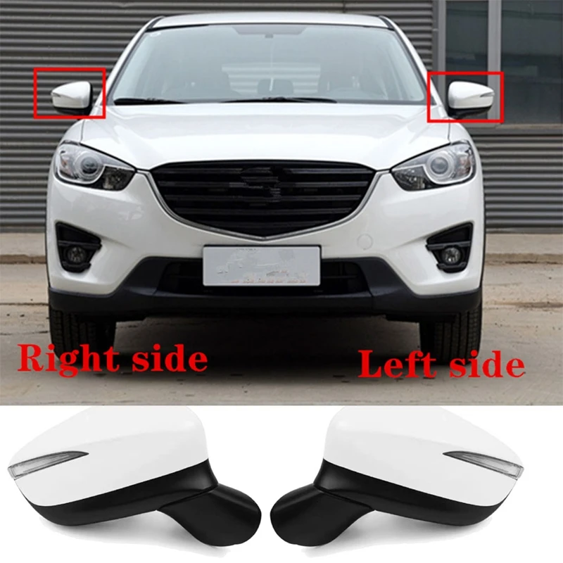 Outer Rearview Side Mirror Assy With Electric Angle Adjust Folding Heating Blind Spot Monitorin For -Mazda CX-5 15-16