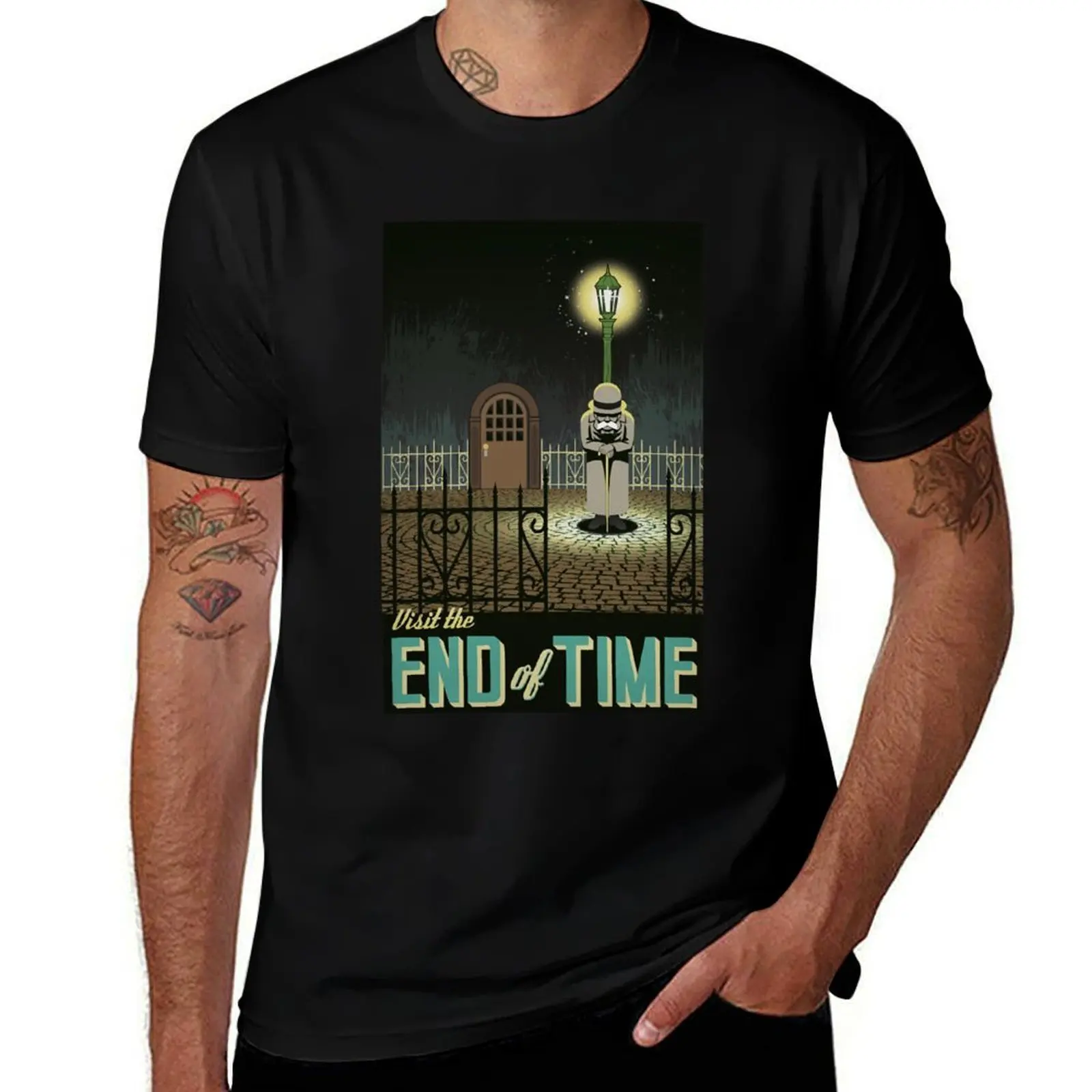 

Chrono Trigger End of Time T-Shirt Minimalist Plain Crew Neck T-Shirt