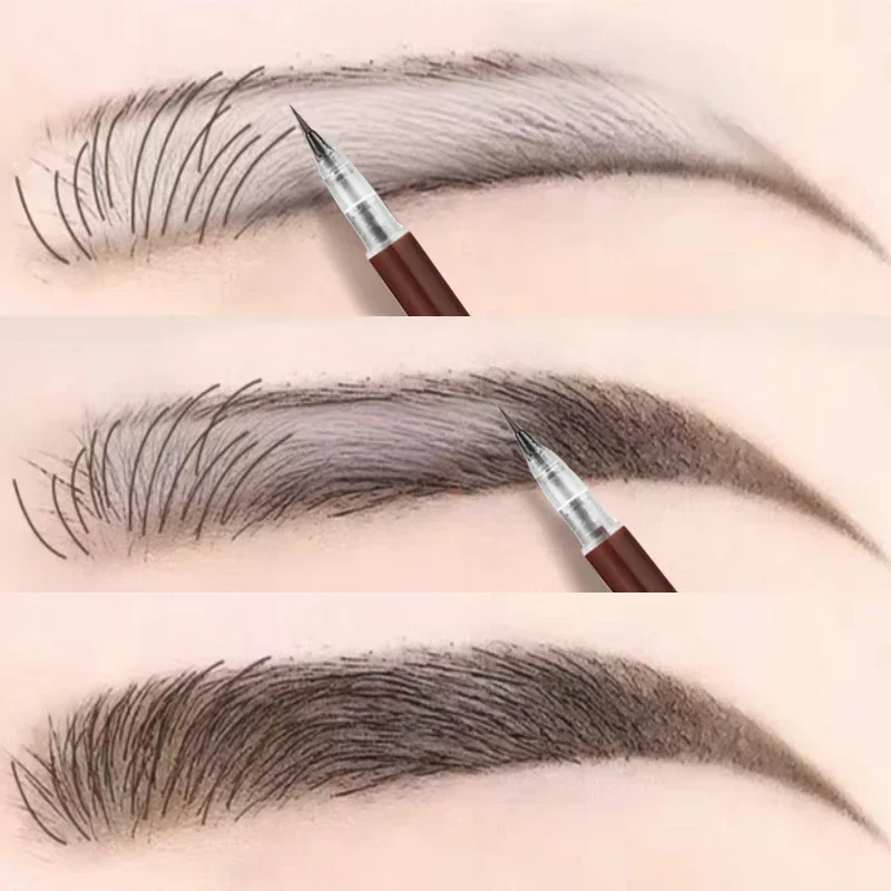 ดินสอเขียนคิ้ว Naturally Ultra-fine Shadow Eyeliner กันน้ําและ Non-smudge-staining Liquid Eyebrow Pencil Eyebrow Tattoo