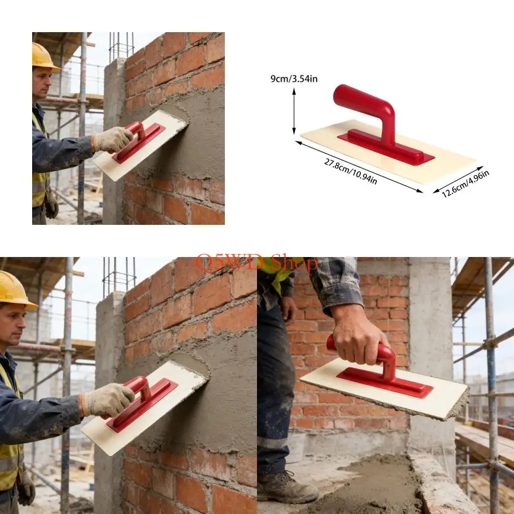 Q5WD Multipurpose ABS Plastic Trowel for Construction and Craft Projects Easy to Clean Ergonomic Trowel