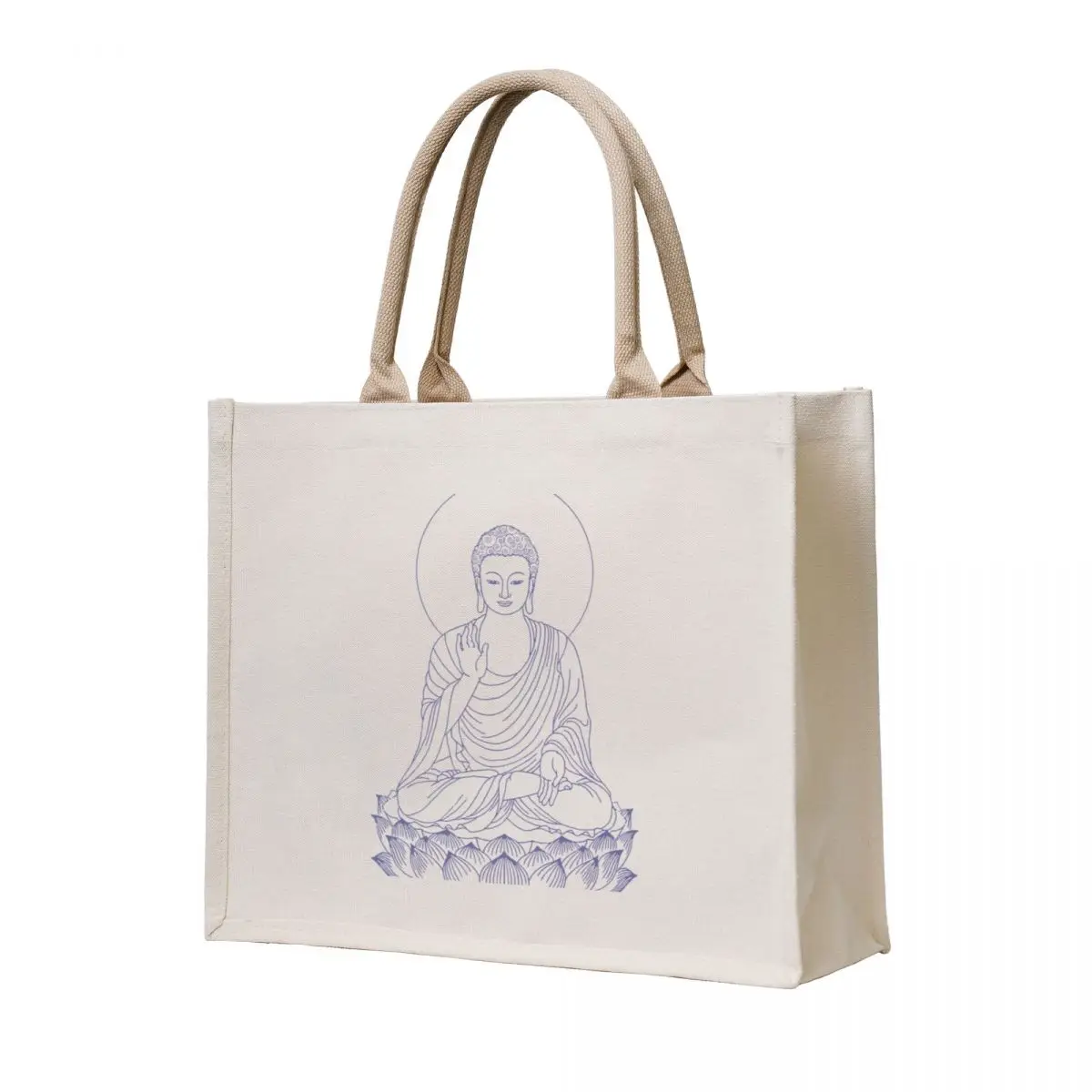 

Purple Buddha Tote Bag Handbags cute pouch bag shopper bag women