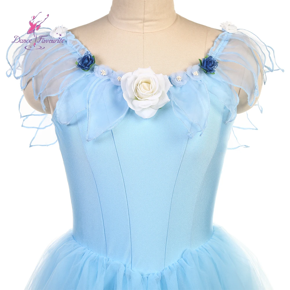 Dança favorita ballet tutus 24025 novos trajes de balé azul pálido grupo romântico ballet tutus palco desempenho tutu